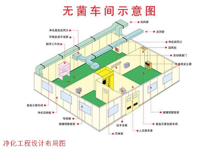 净化工程设计布局图