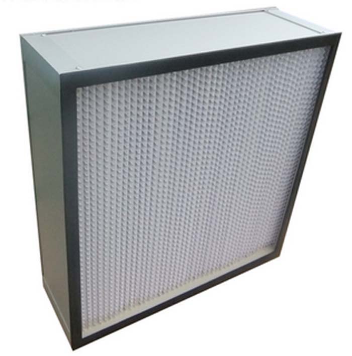  镀锌框有隔板高效空气过滤器